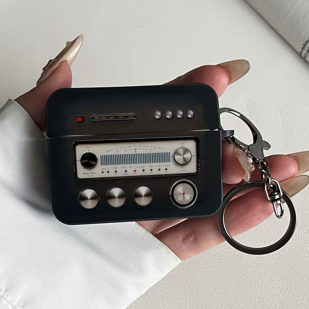 Anker Speaker Soundcore Boom 2 - Cute Retro Radio Black Square Earphone
