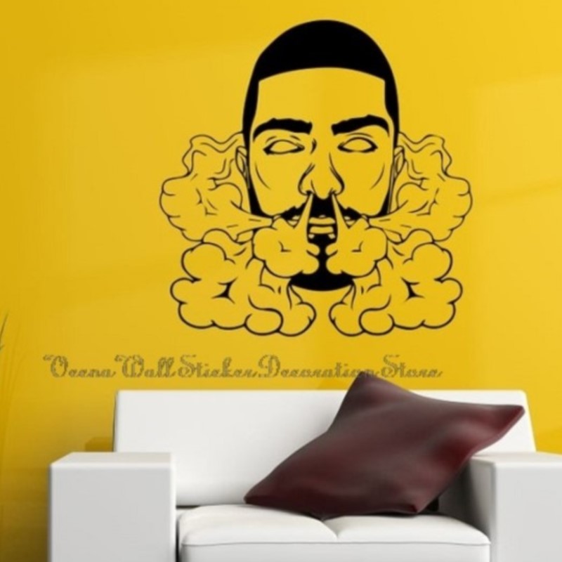 Vape Smoking Wall Sticker Stor - Vaping Store ulasan dan harga