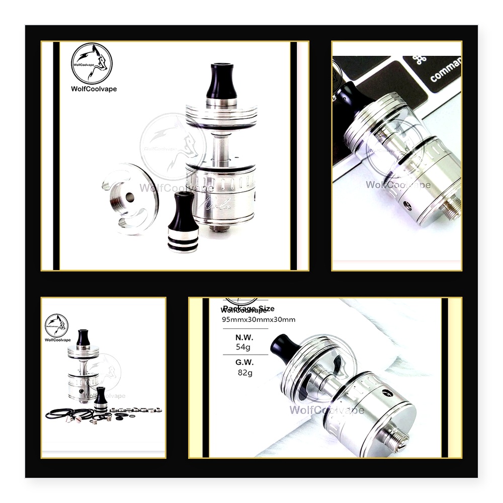 Wolfcoolvape NOLA RTA 22mm Reb - Vaping Air ulasan dan harga